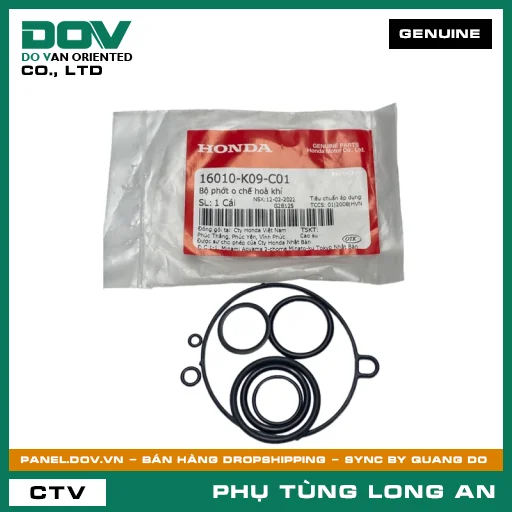 BỘ PHỐT O CHẾ HOÀ KHÍ HONDA WAVE 100 — 16010K09C01