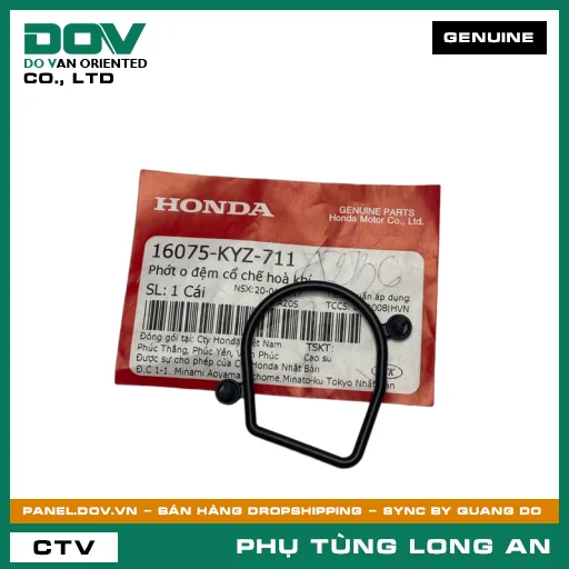 PHỐT O ĐỆM CỔ CHẾ HOÀ KHÍ HONDA FUTURE 125, MSX 125 — 16075KYZ711