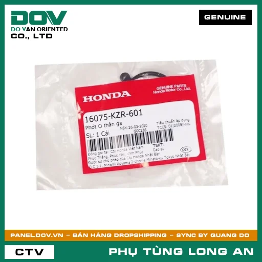 PHỐT O THÂN GA HONDA AIR BLADE 125, AIR BLADE 125/150, LEAD 125, SH MODE — 16075KZR601