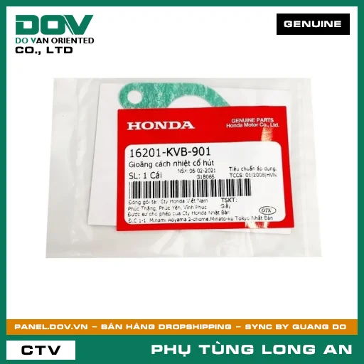 GIOĂNG CÁCH NHIỆT CỔ HÚT HONDA — 16201KVB901