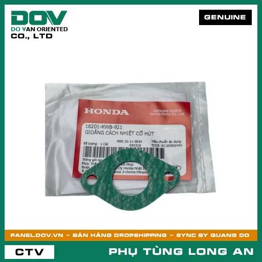 GIOĂNG CÁCH NHIỆT CỔ HÚT HONDA WAVE ALPHA 110 — 16201KWB921