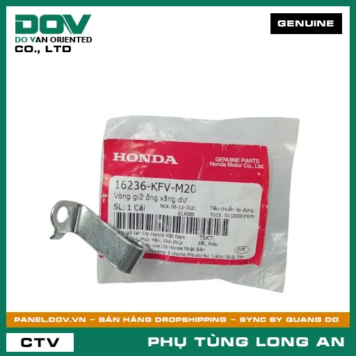 VÒNG GIỮ ỐNG XĂNG DƯ HONDA WAVE 100, WAVE ALPHA — 16236KFVM20