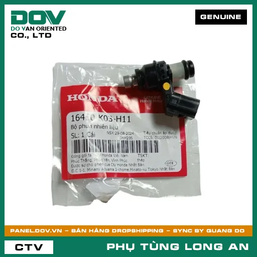 BỘ PHUN NHIÊN LIỆU HONDA FUTURE 125, MSX 125, VISION 110, WAVE RSX 110 — 16450K03H11
