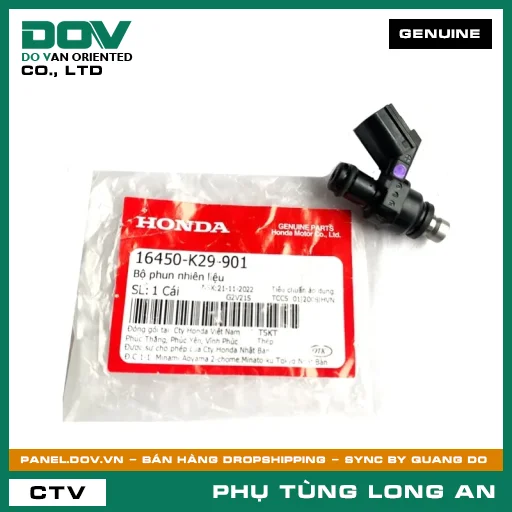 BỘ PHUN NHIÊN LIỆU HONDA AIR BLADE 125, SH MODE — 16450K29901