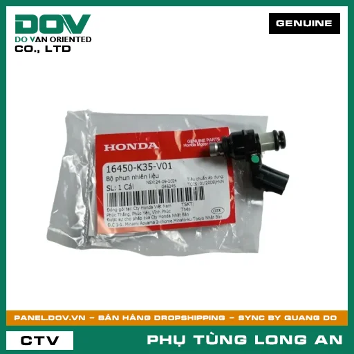 BỘ PHUN NHIÊN LIỆU HONDA AIR BLADE 125, LEAD 125, PCX, PCX 125, PCX 125/150, SH 125/150, SH MODE — 16450K35V01