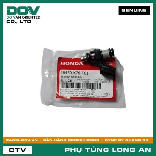 BỘ PHUN NHIÊN LIỆU HONDA FUTURE 125, SUPER CUB C125, VISION 110, WAVE RSX 110 — 16450K76T61