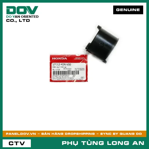 ĐỆM CÁCH THÂN GA HONDA PCX 160, SH 125/150, SH 125/160, VARIO 160 — 17112K0RV00