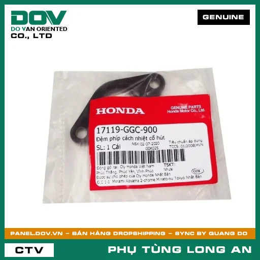 ĐỆM PHÍP CÁCH NHIỆT CỔ HÚT HONDA VISION 110 — 17119GGC900