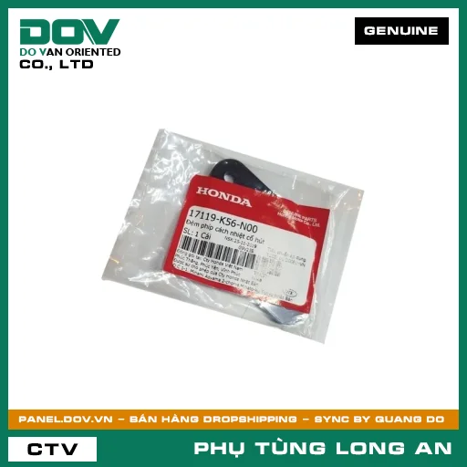 ĐỆM PHÍP CÁCH NHIỆT CỔ HÚT HONDA CB150R, WINNER 150, WINNER R, WINNER X — 17119K56N00