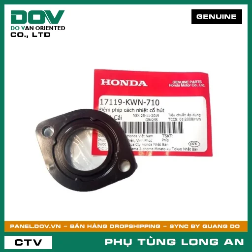 ĐỆM PHÍP CÁCH NHIỆT CỔ HÚT HONDA AIR BLADE 125, LEAD 125, PCX, PCX 125, SH MODE — 17119KWN710