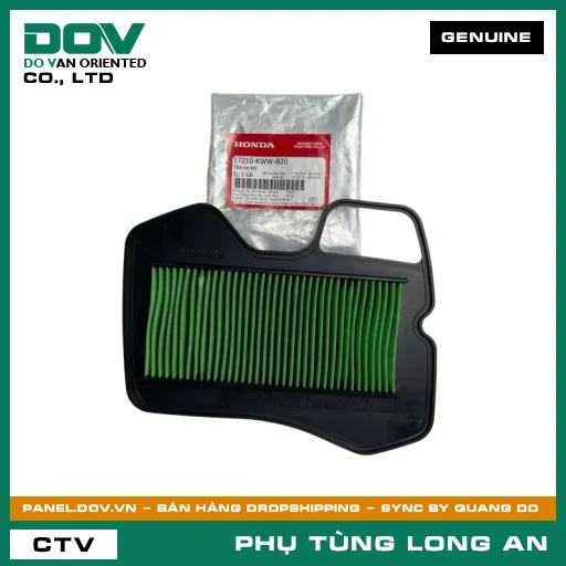 TẤM LỌC GIÓ HONDA BLADE 110, DREAM 110, WAVE ALPHA 110, WAVE RSX 110 — 17210KWWB20