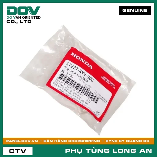 ỐNG NHỰA 11X15X40 HONDA BLADE 110, WAVE ALPHA 110, WAVE RSX 110 — 17227KYY900