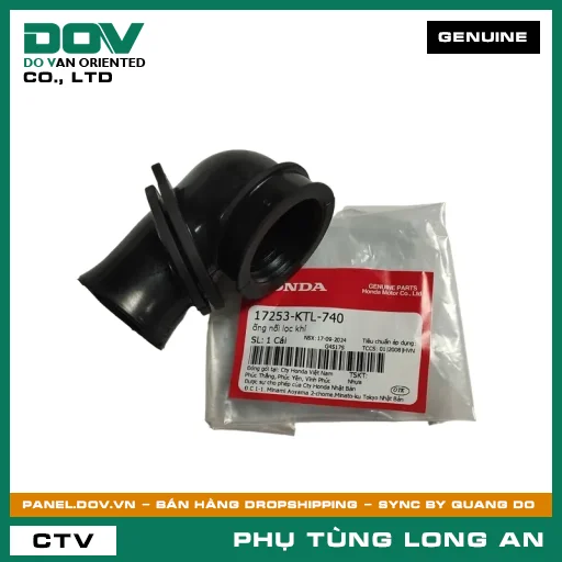 ỐNG NỐI LỌC GIÓ HONDA WAVE 100, WAVE ALPHA — 17253KTL740