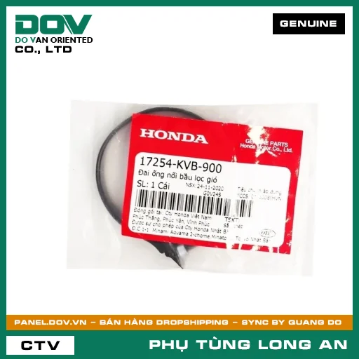 ĐAI ỐNG NỐI BẦU LỌC GIÓ HONDA AIR BLADE 110, CLICK 110 — 17254KVB900