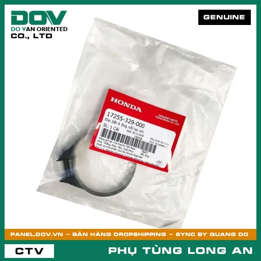 ĐAI BẮT A ỐNG NỐI LỌC GIÓ HONDA BLADE 110, FUTURE 125, FUTURE NEO, WAVE ALPHA 110, WAVE RSX 110 — 17255329000