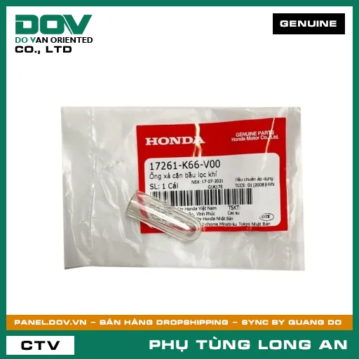 ỐNG XẢ CẶN BẦU LỌC GIÓ HONDA AIR BLADE 125, AIR BLADE 125/150 — 17261K66V00