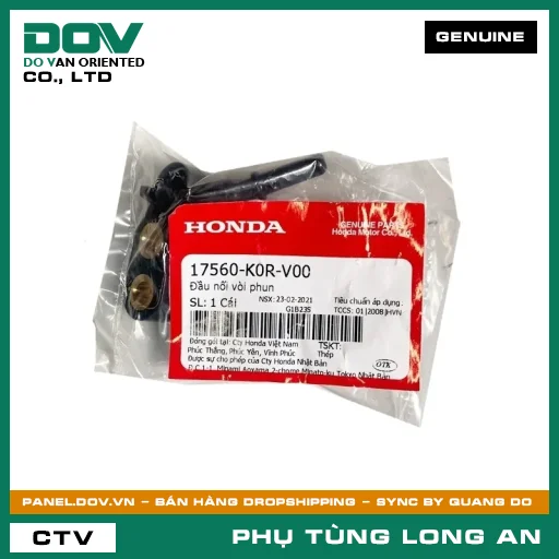 ĐẦU NỐI VÒI PHUN HONDA AIR BLADE 125/160, PCX 160, SH 125/150, SH 125/160 — 17560K0RV00
