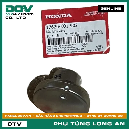 NẮP BÌNH XĂNG HONDA BLADE 110, FUTURE 125, SH MODE, VISION 110, WAVE ALPHA 110 — 17620K01902