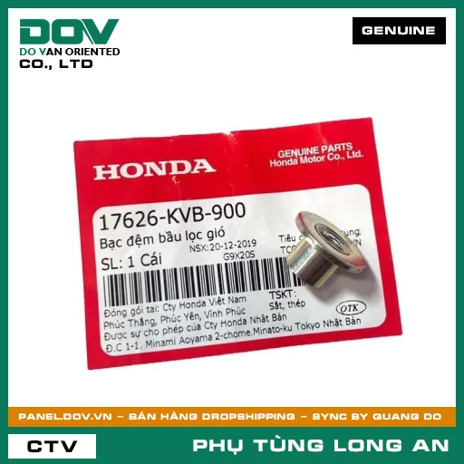 BẠC ĐỆM BẦU LỌC GIÓ HONDA AIR BLADE 110, CLICK 110 — 17626KVB900