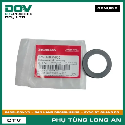 GIOĂNG CAO SU NẮP BÌNH XĂNG HONDA AIR BLADE 110, CLICK 110, FUTURE NEO, VISION 110, WAVE 100, WAVE ALPHA, WAVE RSX 110 — 17631KEV900