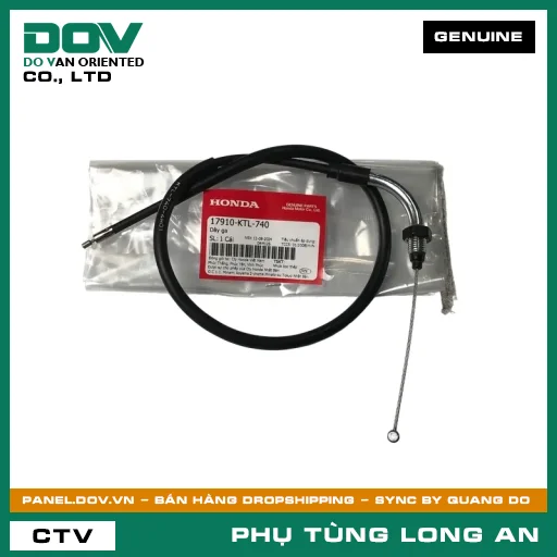 DÂY GA HONDA WAVE 100, WAVE ALPHA — 17910KTL740