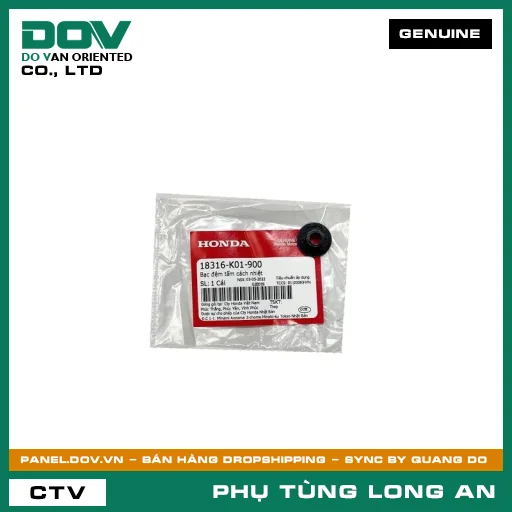 BẠC ĐỆM TẤM CÁCH NHIỆT HONDA AIR BLADE 125/160, PCX, PCX 125/150, PCX 160, SH 125/150, SH 125/160, VARIO 160 — 18316K01900