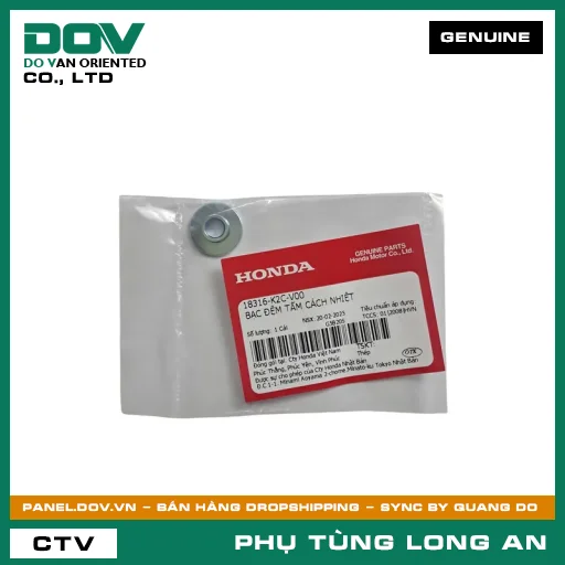 BẠC ĐỆM TẤM CÁCH NHIỆT HONDA VISION 110 — 18316K2CV00