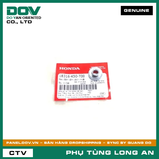 BẠC ĐỆM TẤM CÁCH NHIỆT HONDA AIR BLADE 125, AIR BLADE 125/150 — 18316K50T00