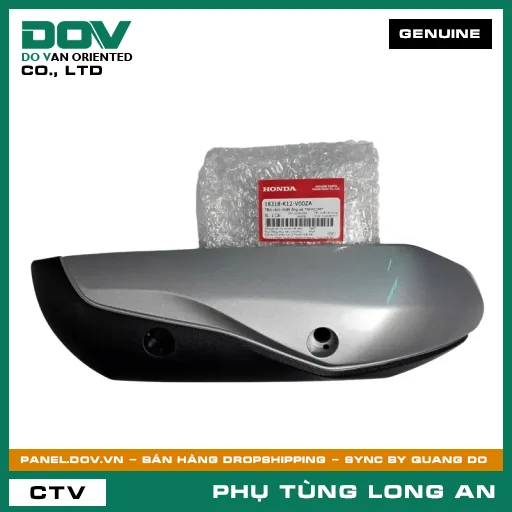 TẤM CÁCH NHIỆT ỐNG XẢ *NH411M* HONDA LEAD 125 — 18318K12V00ZA