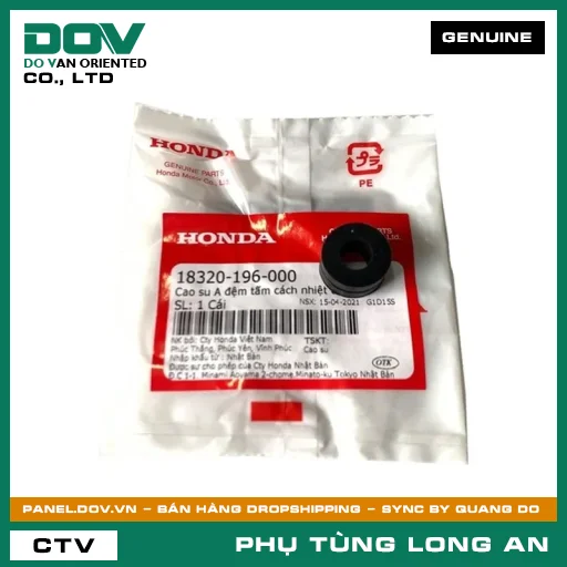 CAO SU A ĐỆM TẤM CÁCH NHIỆT ỐN HONDA CB500F, CB500X, CBR500R, NX500, SH 125/150 — 18320196000
