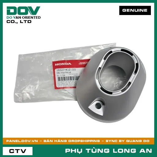 NẮP CHỤP ỐNG XẢ HONDA PCX 160, VARIO 160 — 18327K1ZJ10
