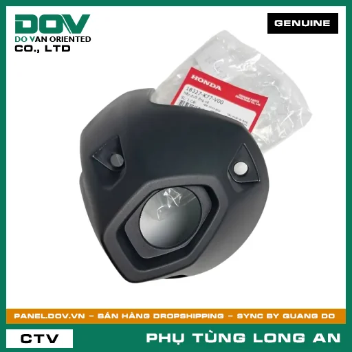 NẮP ĐUÔI ỐNG XẢ HONDA SH 125/150 — 18327K77V00