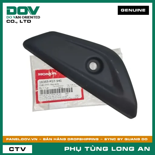 CHẮN NHIỆT ỐNG XẢ A HONDA WAVE RSX 110 — 18355K07940