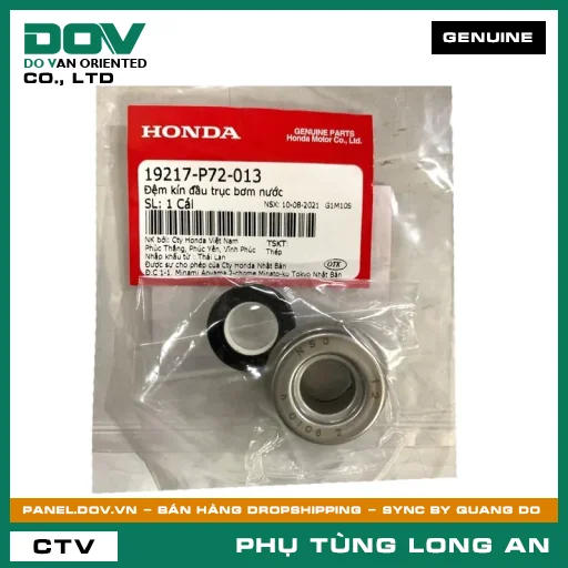 ĐỆM KÍN ĐẦU TRỤC BƠM NƯỚC HONDA CB150R, CB300R, CBR150R, REBEL 300, WINNER 150, WINNER R, WINNER X — 19217P72013