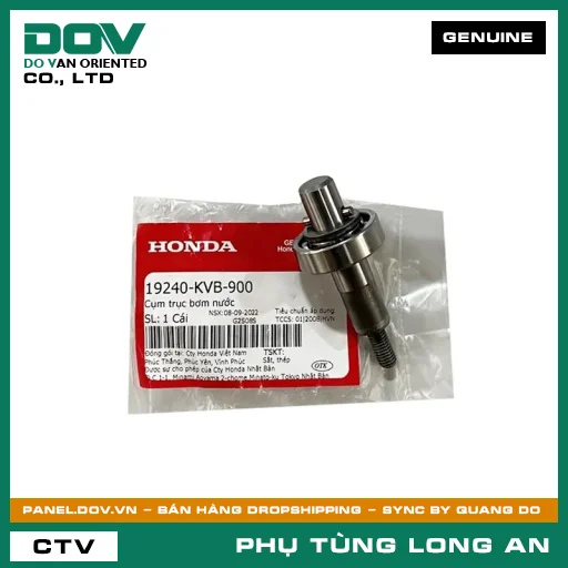CỤM TRỤC BƠM NƯỚC HONDA AIR BLADE 110, CLICK 110 — 19240KVB900