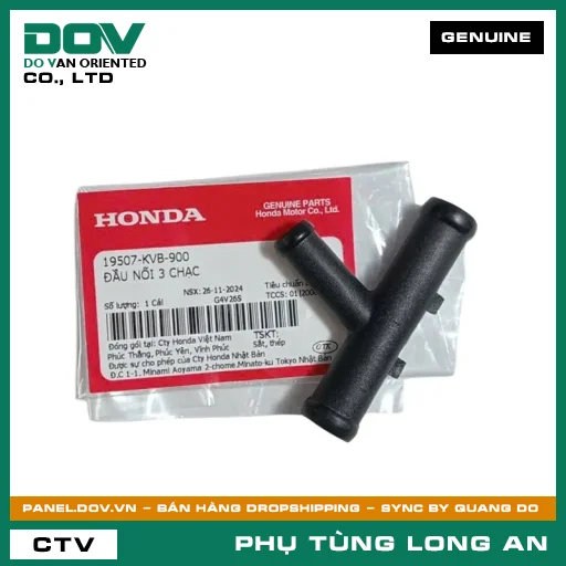 ĐẦU NỐI 3 CHẠC HONDA AIR BLADE 110, CLICK 110 — 19507KVB900