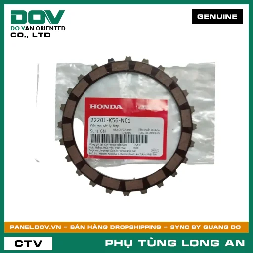 ĐĨA MA SÁT CÔN HONDA CB150R, WINNER 150, WINNER X — 22201K56N01
