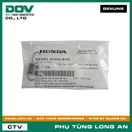 LÒ XO CÔN HONDA AIR BLADE 125/160, LEAD 125, PCX 160, SH 125/150, SH 125/160, VARIO 160 — 22401KGG910