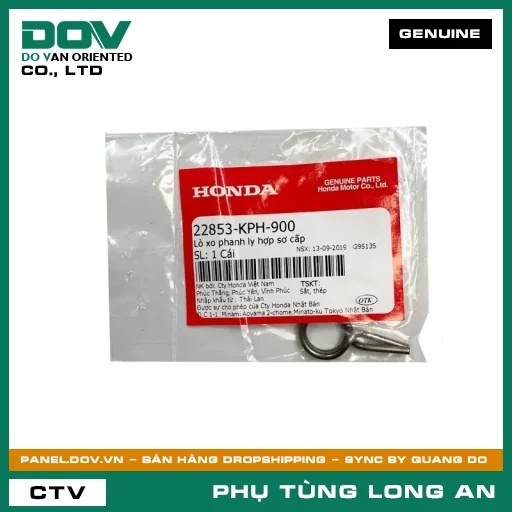 LÒ XO PHANH CÔN SƠ CẤP HONDA FUTURE 125, FUTURE NEO, SUPER CUB C125 — 22853KPH900
