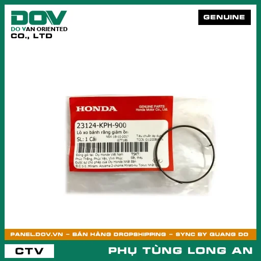 LÒ XO BÁNH RĂNG GIẢM ỒN HONDA FUTURE 125, FUTURE NEO, SUPER CUB C125 — 23124KPH900