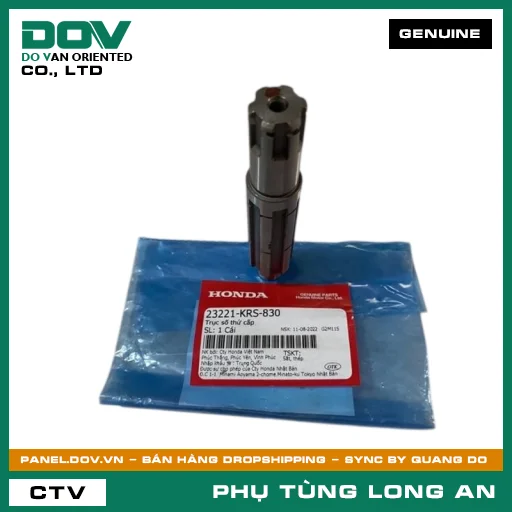 TRỤC SƠ CẤP HỘP SỐ (12RĂNG) HONDA WAVE 100, WAVE ALPHA — 23211KRS830