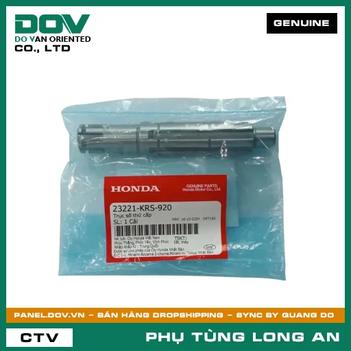 TRỤC SỐ THỨ CẤP HONDA SUPER DREAM, WAVE ALPHA — 23221KRS920