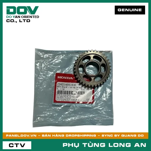 BÁNH RĂNG SỐ 1 THỨ CẤP 34 RĂNG HONDA WAVE 100 — 23421KRS830