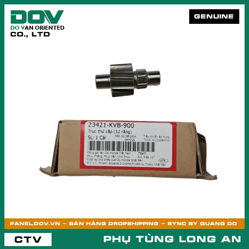 TRỤC THỨ CẤP (12 RĂNG) HONDA AIR BLADE 110, CLICK 110, VISION 110 — 23421KVB900