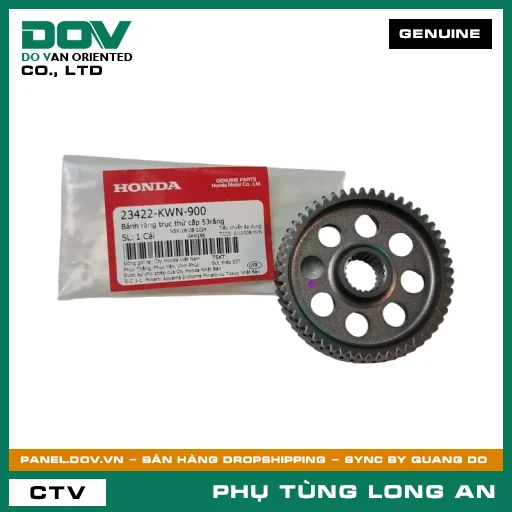BÁNH RĂNG TRỤC THỨ CẤP 53RĂNG HONDA AIR BLADE 125, PCX, PCX 125, SH 125/150, SH MODE — 23422KWN900
