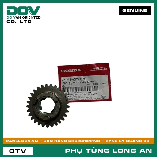 BÁNH RĂNG SỐ 2 THỨ CẤP 29 RĂNG HONDA WAVE 100, WAVE ALPHA — 23441KRS830
