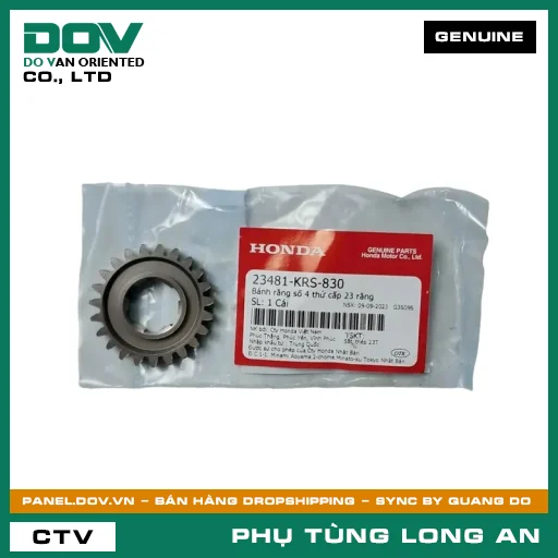 BÁNH RĂNG SỐ 4 THỨ CẤP 23 RĂNG HONDA WAVE 100, WAVE ALPHA — 23481KRS830