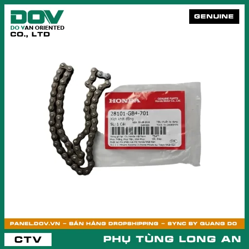 XÍCH KHỞI ĐỘNG HONDA SUPER DREAM, WAVE 100 — 28101GB4701