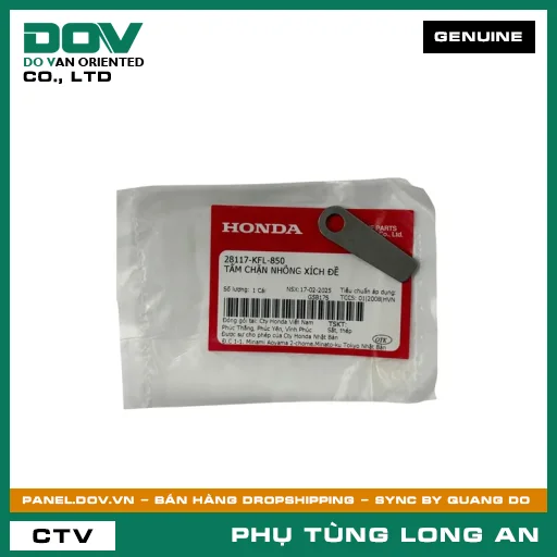 TẤM CHẶN NHÔNG XÍCH ĐỀ HONDA SUPER DREAM, WAVE 100, WAVE ALPHA — 28117KFL850