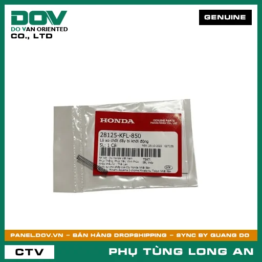 LÒ XO CHỐT ĐẨY BI KHỞI ĐỘNG HONDA — 28125KFL850